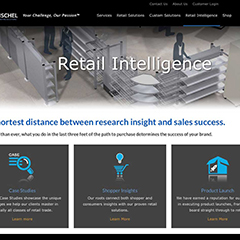 Retail Intelligence landing pag